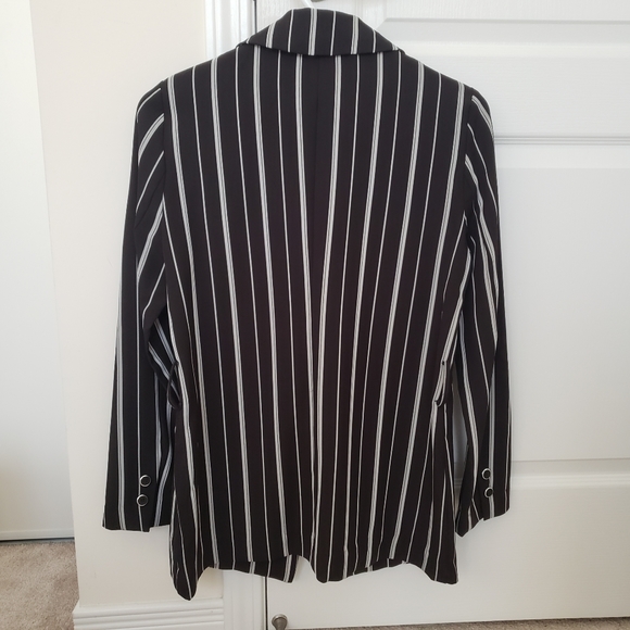 Dynamite Pinstripe Open Blazer XS - Picture 3 of 7